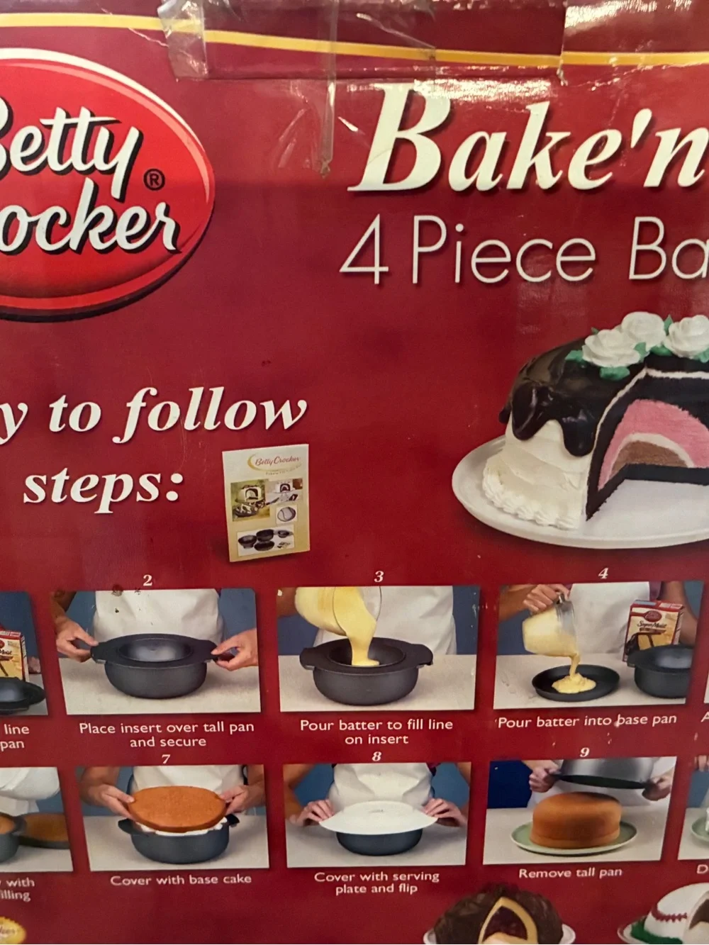 Betty Crocker cake pan set